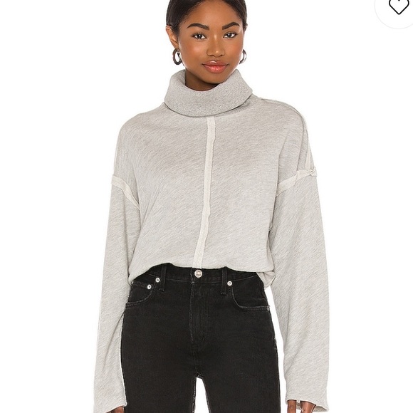 LPA Sweaters - LPA Essex Turtleneck Sweater in Heather Grey